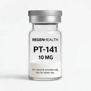 PT-141 10mg peptide vial for libido and sexual wellness support