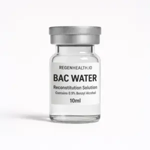 Bacteriostatic Water 10ml sterile multi dose vial for peptide reconstitution