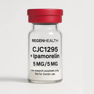 CJC1295 Ipamorelin 10mg peptide vial for growth hormone support research